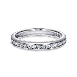 14K White Gold Channel Set Diamond Eternity Band - 0.56 ct Surrey Vancouver Canada Langley Burnaby Richmond