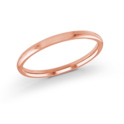  10K Rose Gold  Men Classic 10K Rose Wedding Band 2MM Malo Surrey Vancouver Canada Langley Burnaby Richmond