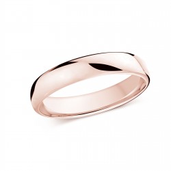  10K Rose Gold  Men Classic 10K Rose Wedding Band 4 MM Malo Surrey Vancouver Canada Langley Burnaby Richmond