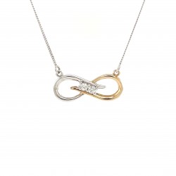  10K YellowWhite Gold  Fashion Diamond Necklace .08 CT I1 HI Excel Surrey Vancouver Canada Langley Burnaby Richmond