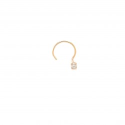  14K Yellow Gold  Screw 14K Yellow Diamond Screw Nose Ring .01 CT Excel Surrey Vancouver Canada Langley Burnaby Richmond