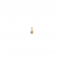  10K Yellow Gold  Stud Yellow Diamond Nose Ring Stud .01 CT SI GH Excel Surrey Vancouver Canada Langley Burnaby Richmond
