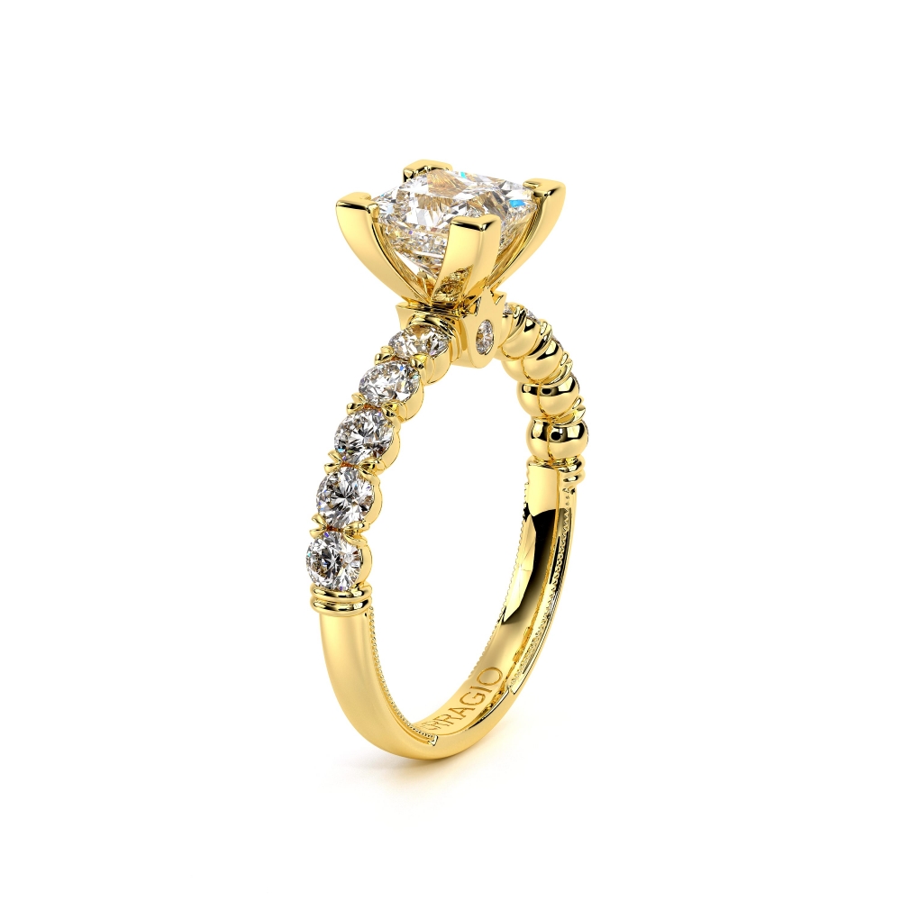 18K Yellow Solitaire Renaissance Yellow Engagement Ring - 0.8 CT Surrey Vancouver Canada Langley Burnaby Richmond