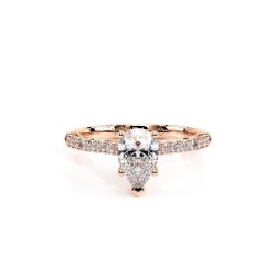 Renaissance Rose Engagement Ring - 0.3 CT Surrey Vancouver Canada Langley Burnaby Richmond