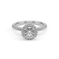 Tradition White Solitaire Engagement Ring Surrey Vancouver Canada Langley Burnaby Richmond