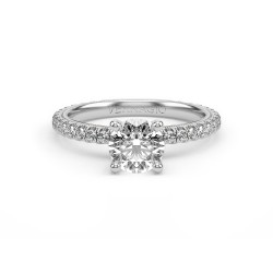 Tradition Platinum Solitaire Engagement Ring Surrey Vancouver Canada Langley Burnaby Richmond