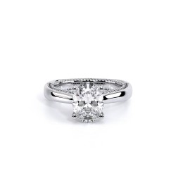 Venetian White Solitaire Engagement Ring Surrey Vancouver Canada Langley Burnaby Richmond