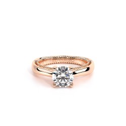 Venetian Rose Solitaire Engagement Ring Surrey Vancouver Canada Langley Burnaby Richmond