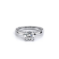 Venetian Platinum Solitaire Engagement Ring Surrey Vancouver Canada Langley Burnaby Richmond