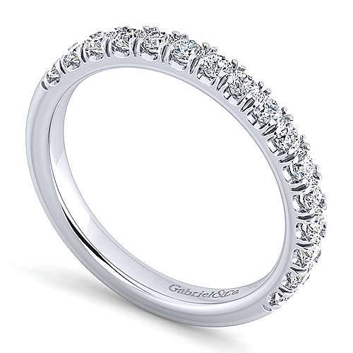 14K White Eternity 14K White Gold Matching Wedding Band - 0.45 ct Surrey Vancouver Canada Langley Burnaby Richmond