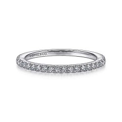  14K White Gold  Eternity 14K White Gold Matching Wedding Band - 0.21 ct GabrielCo Surrey Vancouver Canada Langley Burnaby Richmond