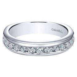 14K White Gold Matching Wedding Band - 0.62 ct Surrey Vancouver Canada Langley Burnaby Richmond