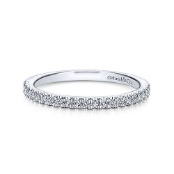  14K White Gold  Eternity 14K White Gold Matching Wedding Band - 0.19 ct GabrielCo Surrey Vancouver Canada Langley Burnaby Richmond